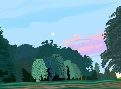 Hyde Park bei Morgengrauen von Evan Sklar