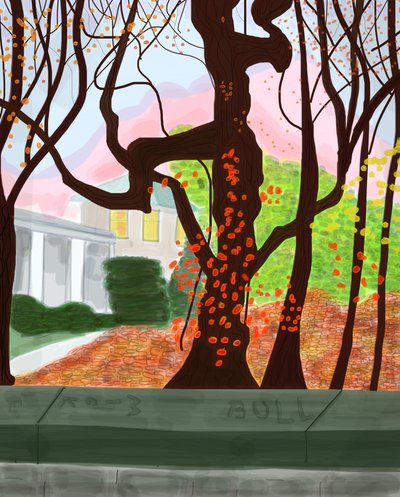 Frühling im Prospect Park, 2016 von Evan Sklar