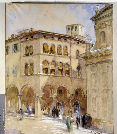 Ansicht von Modena, 20. Jahrhundert von Evaristo Cappelli
