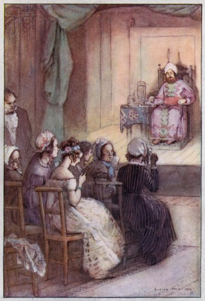 Illustration für Cranford von Mrs. Gaskell von Evelyn Paul