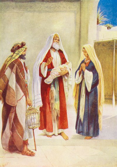 Das Jesuskind wird zum Tempel gebracht von Evelyn Stuart Hardy