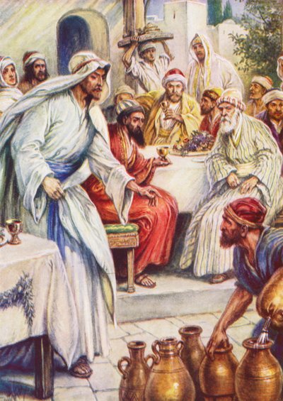 Jesus beim Hochzeitsfest von Evelyn Stuart Hardy