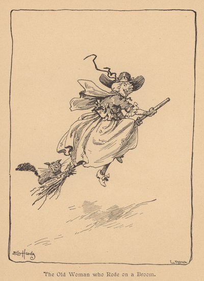 Die alte Frau, die auf einem Besen ritt von Evelyn Stuart Hardy