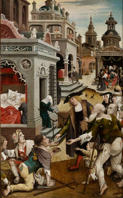 Szene aus dem Leben des Heiligen Rochus, 1517 von Everaert Orley
