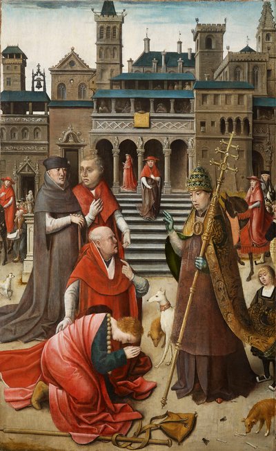 Szene aus dem Leben des Heiligen Rochus, 1517 von Everaert Orley