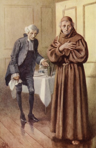 Illustration für Eine empfindsame Reise von Laurence Sterne von Everard Hopkins