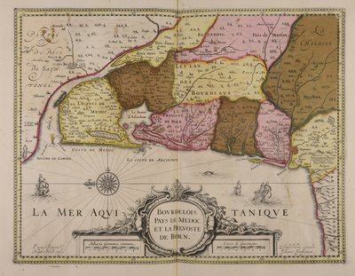 Bourdelois, Land von Medoc und die Vogtei von Born von Everard Symonsz van Hamersveldt