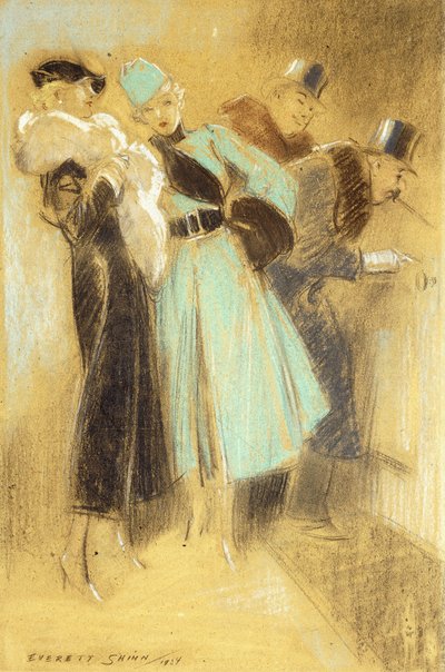 Im schlimmsten Fall schauen wir uns seine Radierungen an von Everett Shinn