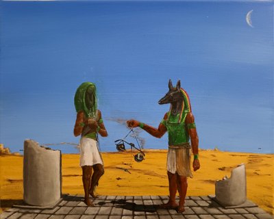 Anubis Wüstenschuppen von Ezekiel Y.D. Schmitt