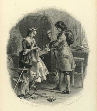 Barnaby Rudge: Dolly Varden und Joe Willet von F.O.C. and McRae, C. John Darley