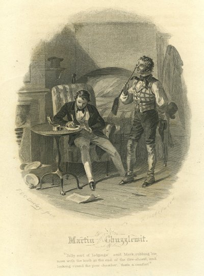 Martin Chuzzlewit: Mark Tapley und Martin Chuzzlewit von F.O.C. and McRae, C. John Darley
