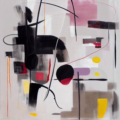 Abstraktes Quadrat von F. Abderrahim
