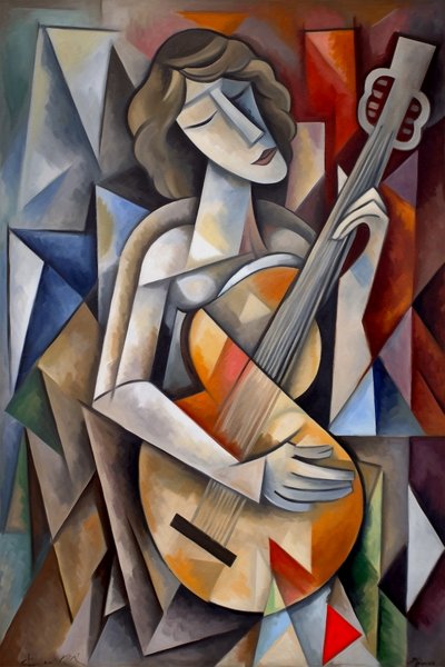 Analytischer Kubismus und Musik in Fragmenten von F. Abderrahim