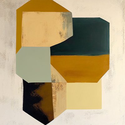 Braune abstrakte Formen von F. Abderrahim