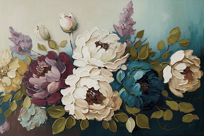 Blumenstrauß aus Pfingstrosen von F. Abderrahim