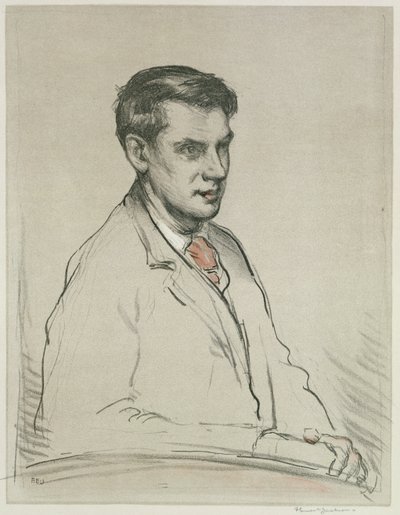 Porträt von Alfred Orage von F. Ernest Jackson
