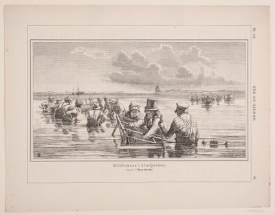 Schleppfischer im Limfjord von F. Hendriksen