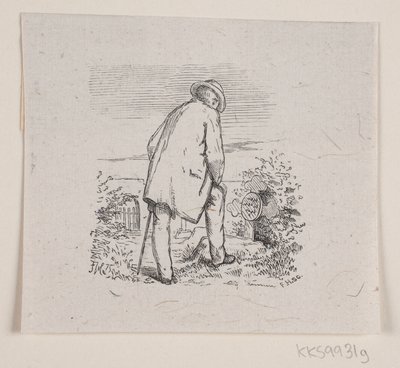 Illustration zu "Die letzten Stunden," Gedicht von H. J. Greensteen von F. Hendriksen