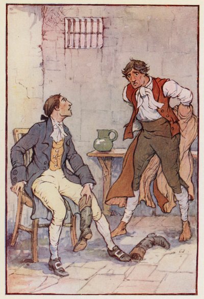 Illustration zu Eine Geschichte aus zwei Städten von Charles Dickens von F. M. B. Blaikie