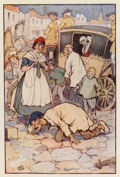 Illustration für Eine Geschichte aus zwei Städten von Charles Dickens von F. M. B. Blaikie