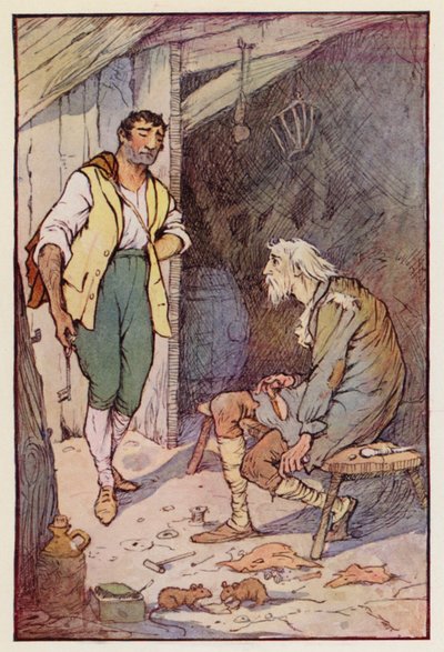 Illustration für Eine Geschichte aus zwei Städten von Charles Dickens von F. M. B. Blaikie