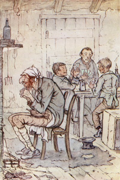 Illustration für Oliver Twist von F. M. B. Blaikie