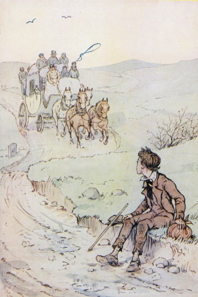 Illustration für Oliver Twist von F. M. B. Blaikie