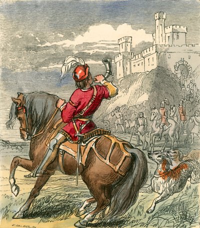 Earl Douglas rückt mit seinen Männern vor von F. Tayler