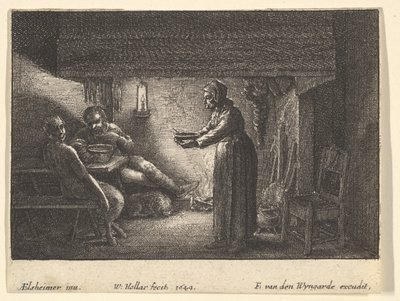 Der Satyr und der Bauer von F van den Wyngarde