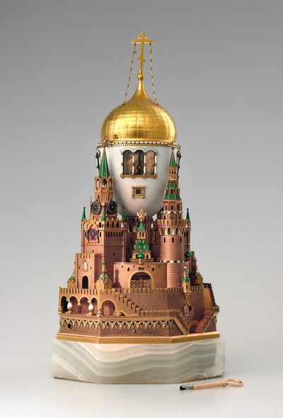 Osterei Moskauer Kreml, 1904-1906 von Factory Fabergé Russian Master