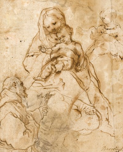 Jungfrau und Kind mit St. Franziskus von Federico Barocci