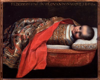 Porträt von Federico Ubaldo della Rovere, Herzog von Urbino (Kind) von Federico Fiori Barocci or Baroccio