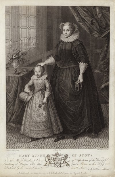 Porträt von Maria Stuart und ihrem Sohn, James von Federico Zuccaro