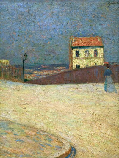 Kleines Haus in Montmartre, um 1875 von Federigo Zandomeneghi