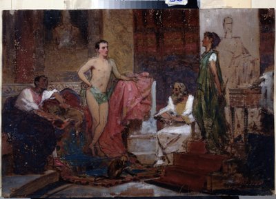 Kaiser Augustus im Familienkreis von Fedor Andreevich Bronnikov