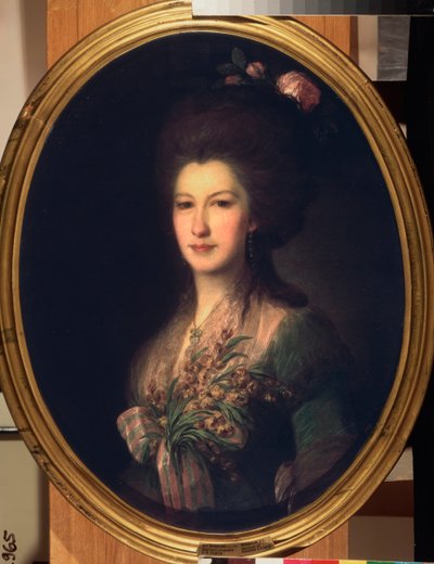 Porträt der Gräfin Elisabeth Santi von Fedor Stepanovich Rokotov