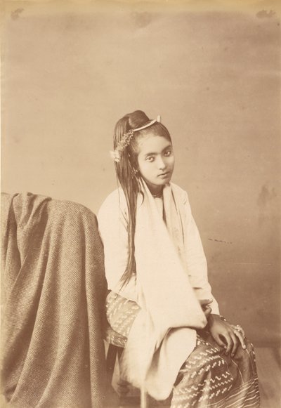 Burmesischer Seidenweber von Felice Beato