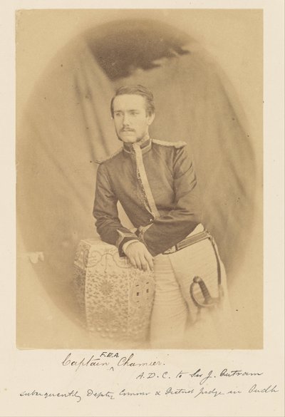 Kapitän F.E.A. Chamier, A.D.C. bei Sir J. Outram, später stellvertretender Kommissar und Bezirksrichter in Oudh von Felice Beato