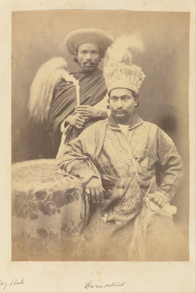 Doresetoter, Sohn von Umjud Ally Shah, und sein Diener von Felice Beato