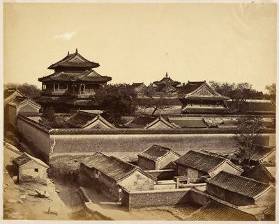 Erster Blick auf Peking vom Anting-Tor von Felice Beato