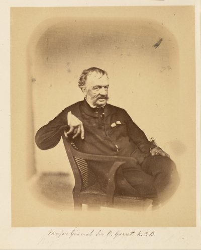 Generalmajor Sir R. Garrett, K.C.B. von Felice Beato