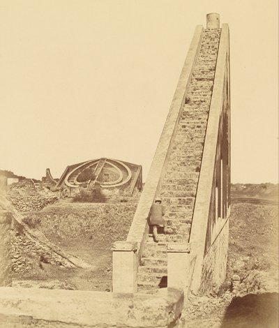 Altes Observatorium bei Delhi von Felice Beato