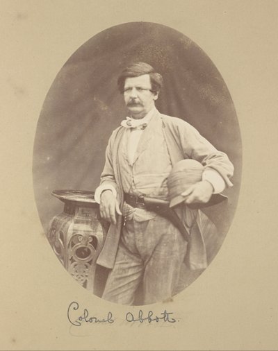 Porträt von Oberst Abbott, Generalinspekteur der Artillerie von Felice Beato
