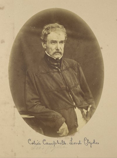 Porträt von Sir Colin Campbell Lord Clyde, Oberbefehlshaber in Indien von Felice Beato