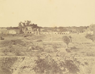 Position der Zollhaus-Batterie von Felice Beato