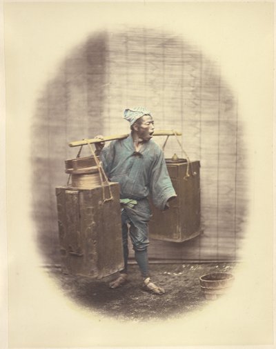 Sake-Verkäufer von Felice Beato