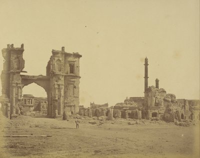 Der Uhrturm vor dem Bailee Guard Tor von Felice Beato