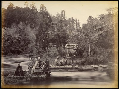 Die Residenz des Hohepriesters von Fujiyama von Felice Beato