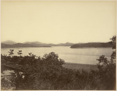 Blick vom Fort Monocacy mit Fort McKee in der Ferne von Felice Beato