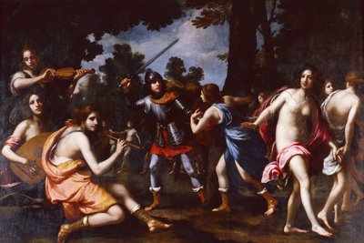 Rinaldo im verzauberten Wald von Felice Ficherelli